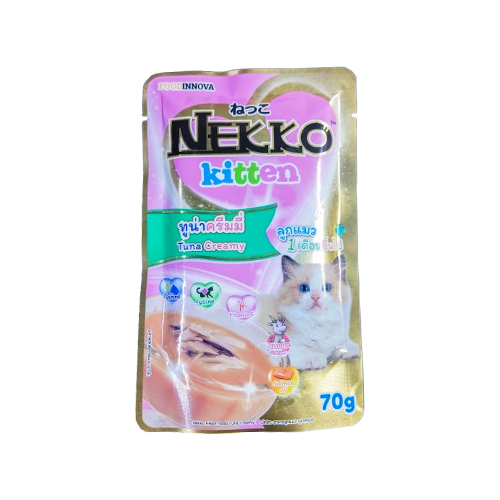 Nekko Pouch Kitten FOOD  Tuna Creamy (70g)