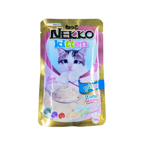 Nekko Pouch Kitten Food Tuna Mousse (70g)