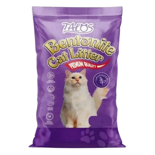 Talos Premium Bentonite Cat Litter Lavender (25L)