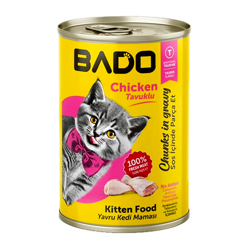 Bado Kitten  Cat Can Food Chicken (400g)