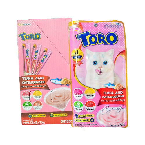 Toro Cat Treat Tuna and Katsuobushi (5*15g)