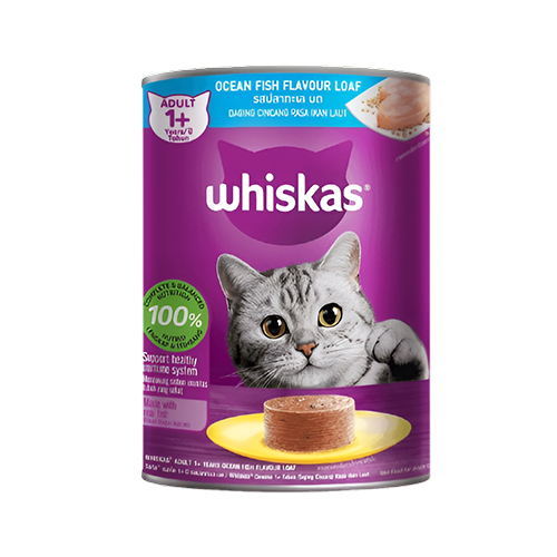 Whiskas Adult Cat Canned Food In Ocean Fish (400g)