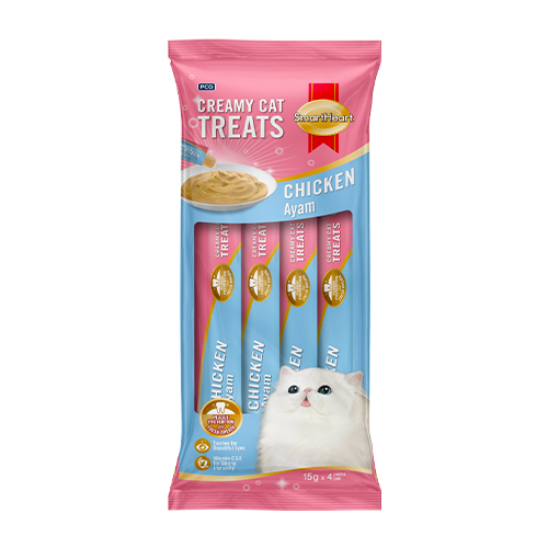 SmartHeart Creamy Cat Treat – Chicken Flavor